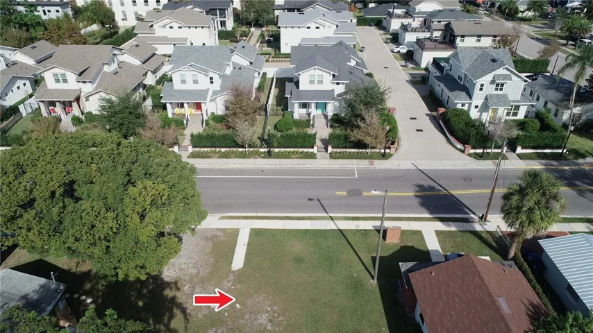 Aerial View of the lot