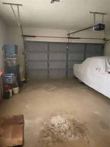 2-car garage with storage closet