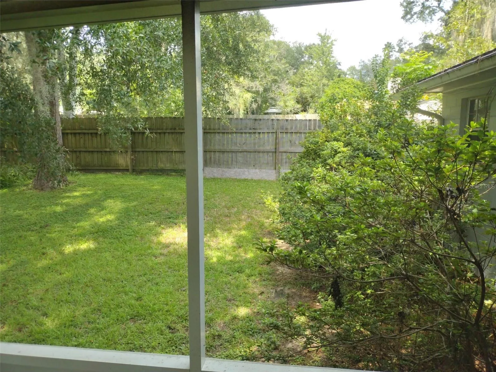 Screened Back Patio Views