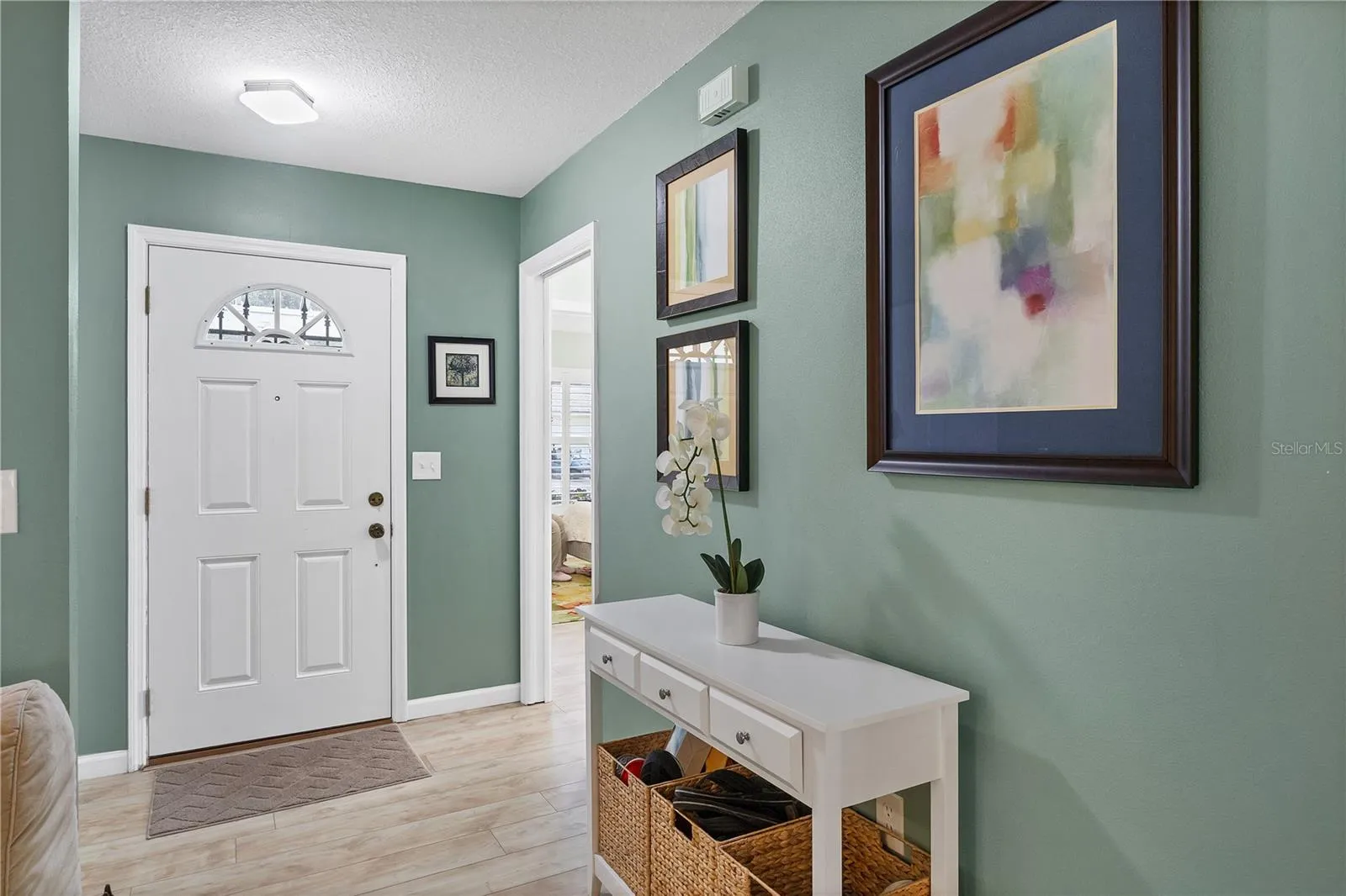 Front door entrance and foyer