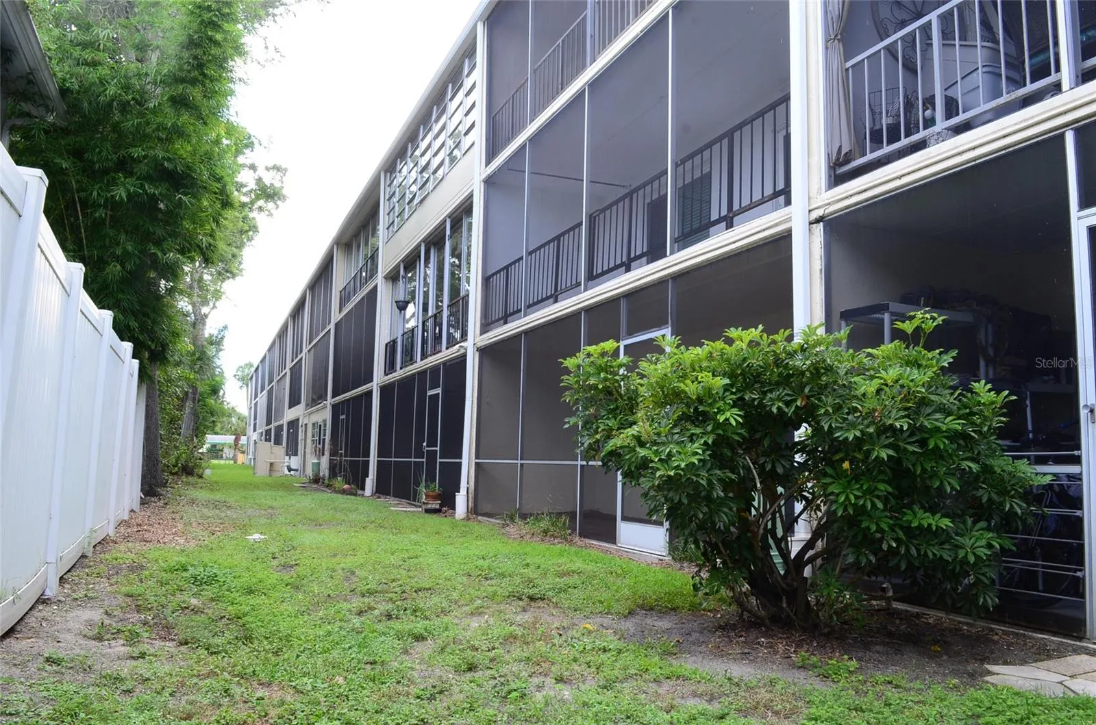 back of the building view