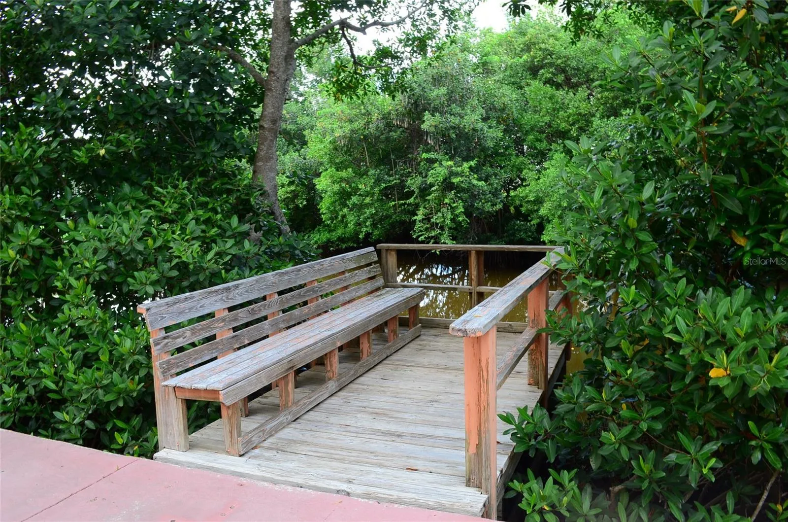 deck on the canal