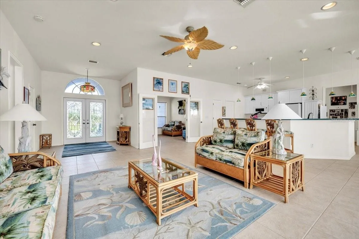 Living room towards foyer