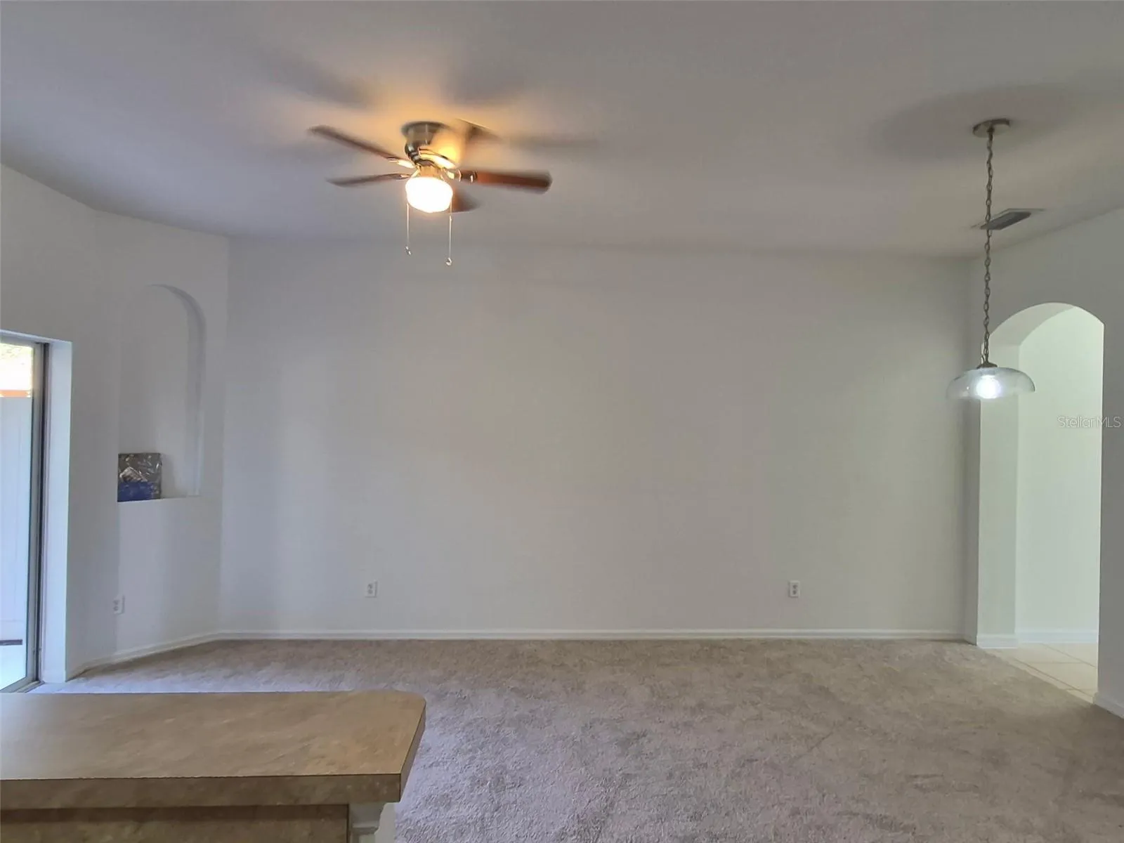 Living Room and Dining Room Area