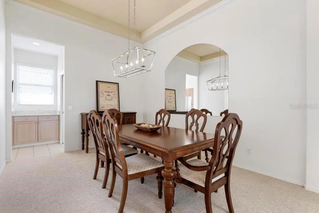 Dining Room with butler pantry