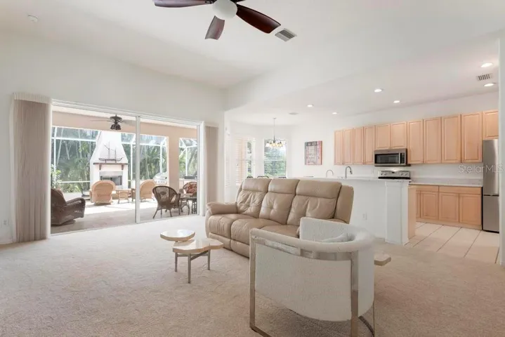 Great Room/Kitchen to Lanai