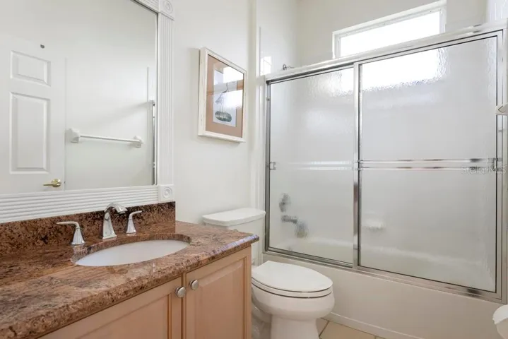 Guest Bathroom, granite counters