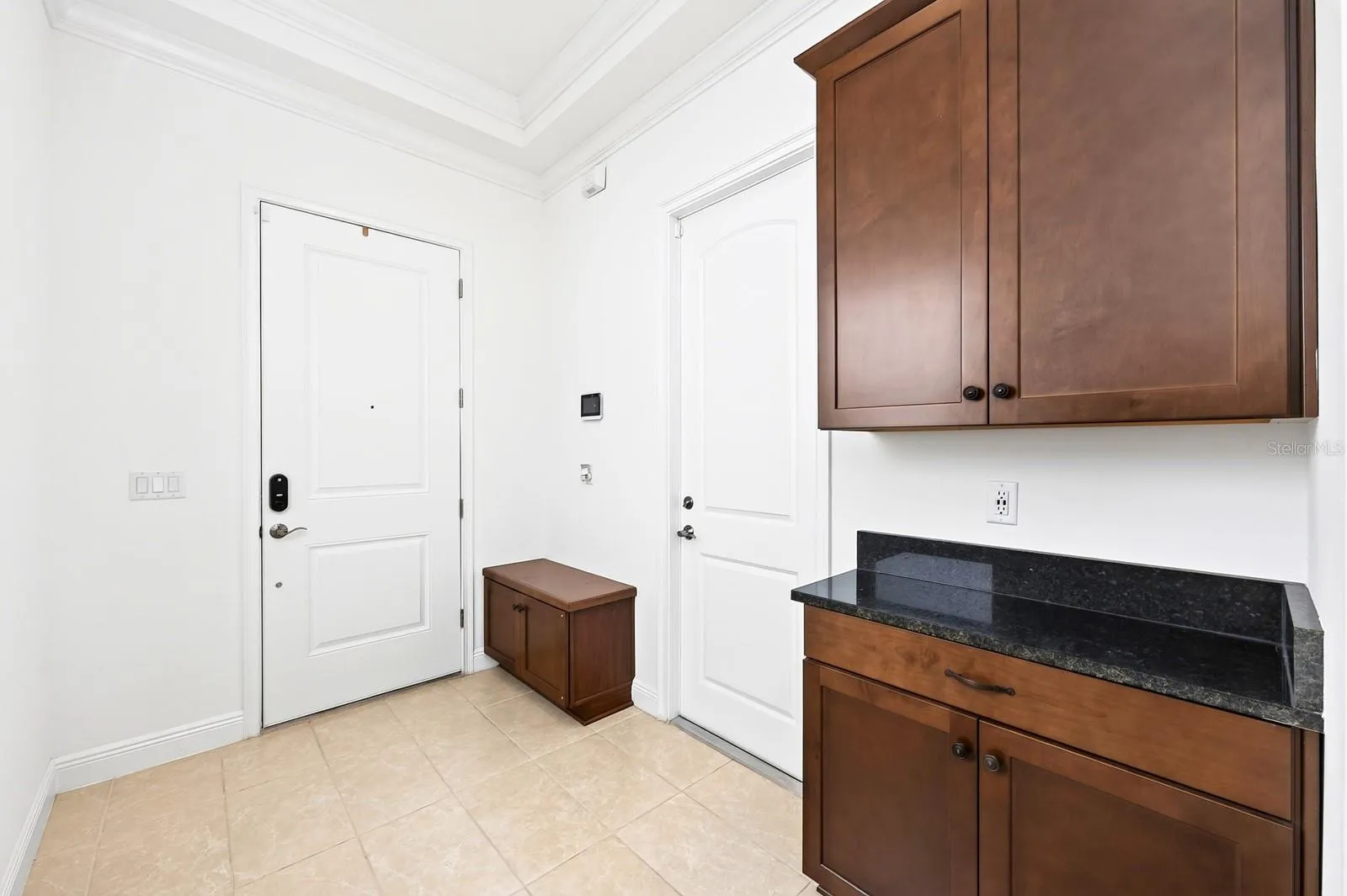 Built-in storage solutions.