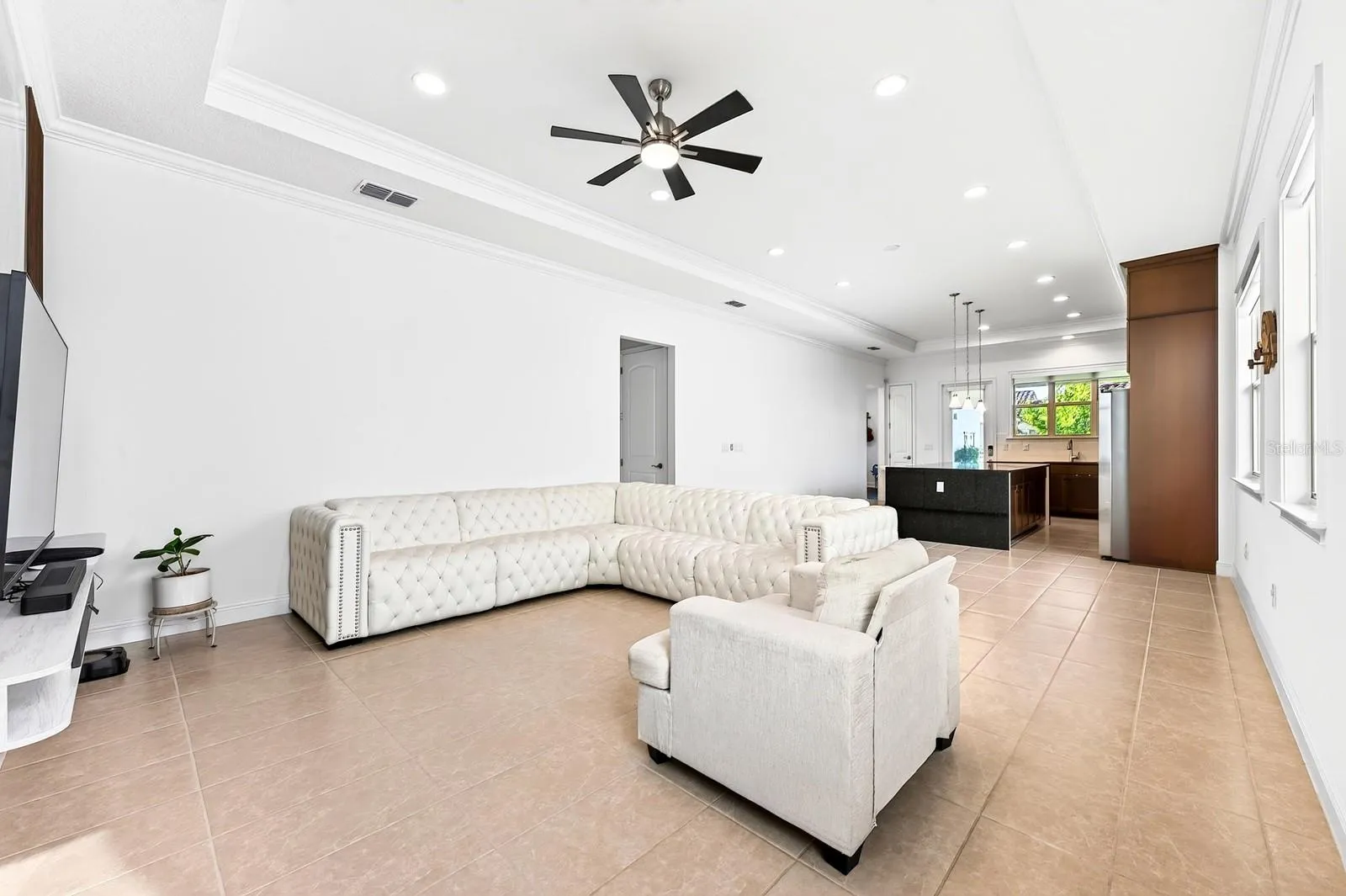 Light, bright open concept living.