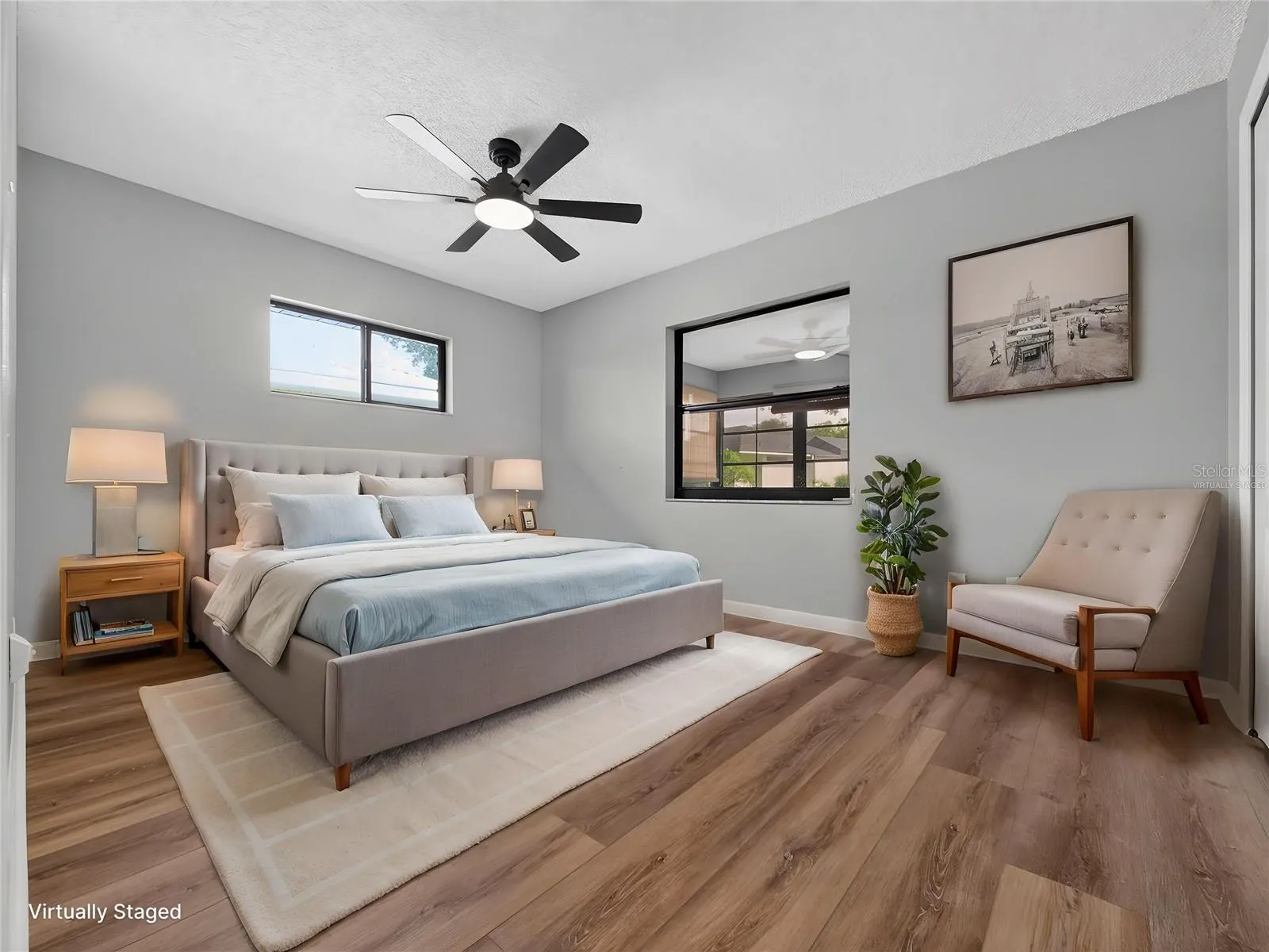 Virtually Staged Bedroom 3