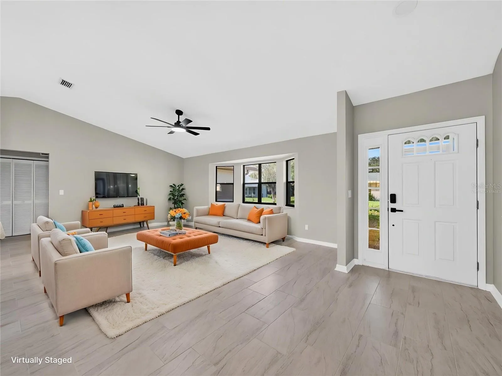 Virtually Staged Great Room