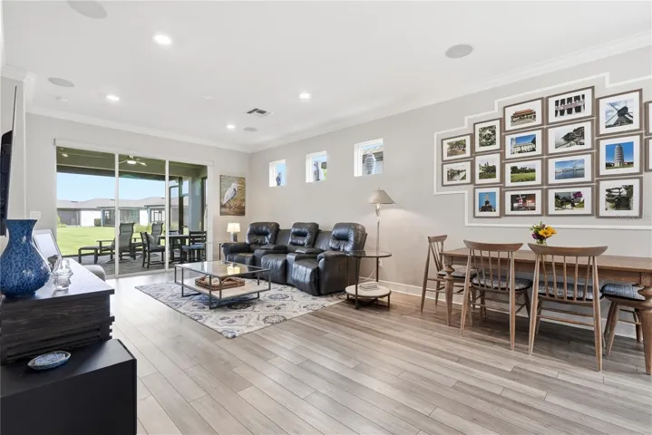 Open floor plan.