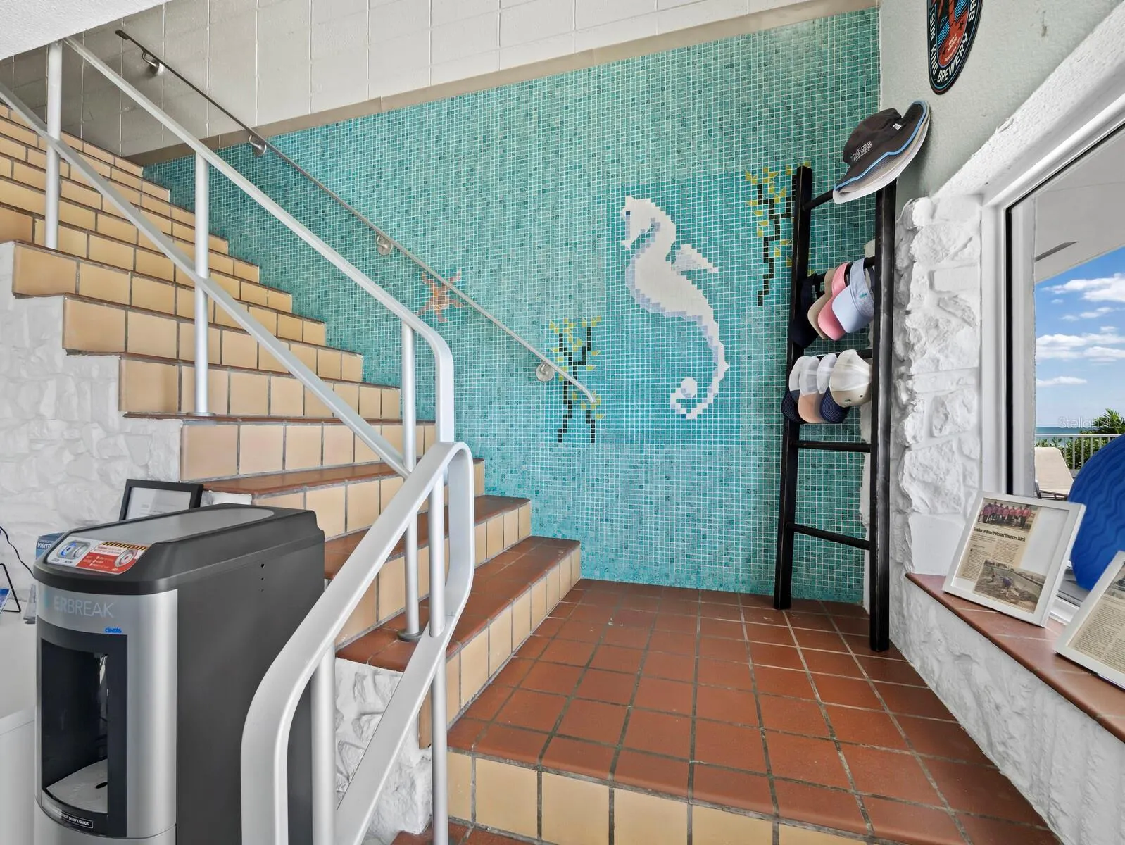 Stairs to unit #242