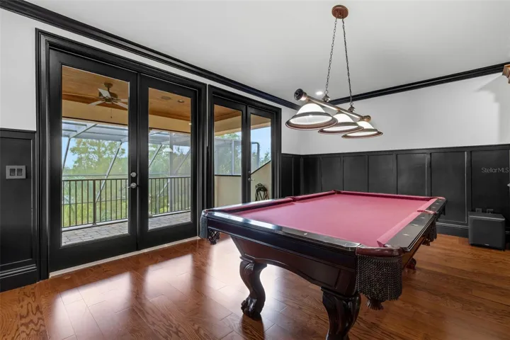 "Rack Them UP" because the pool table stays with the house.