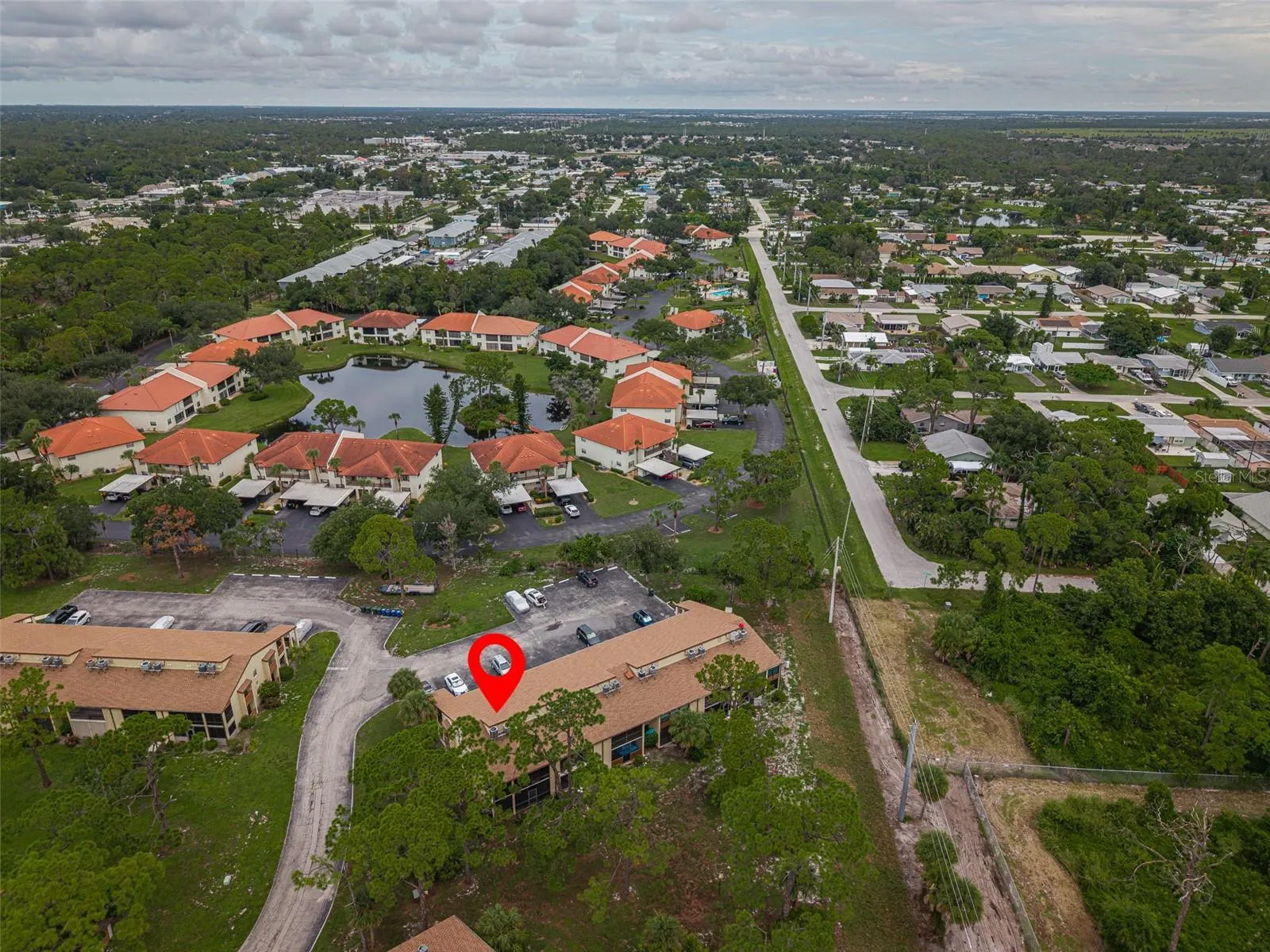 Aerial View of Condos