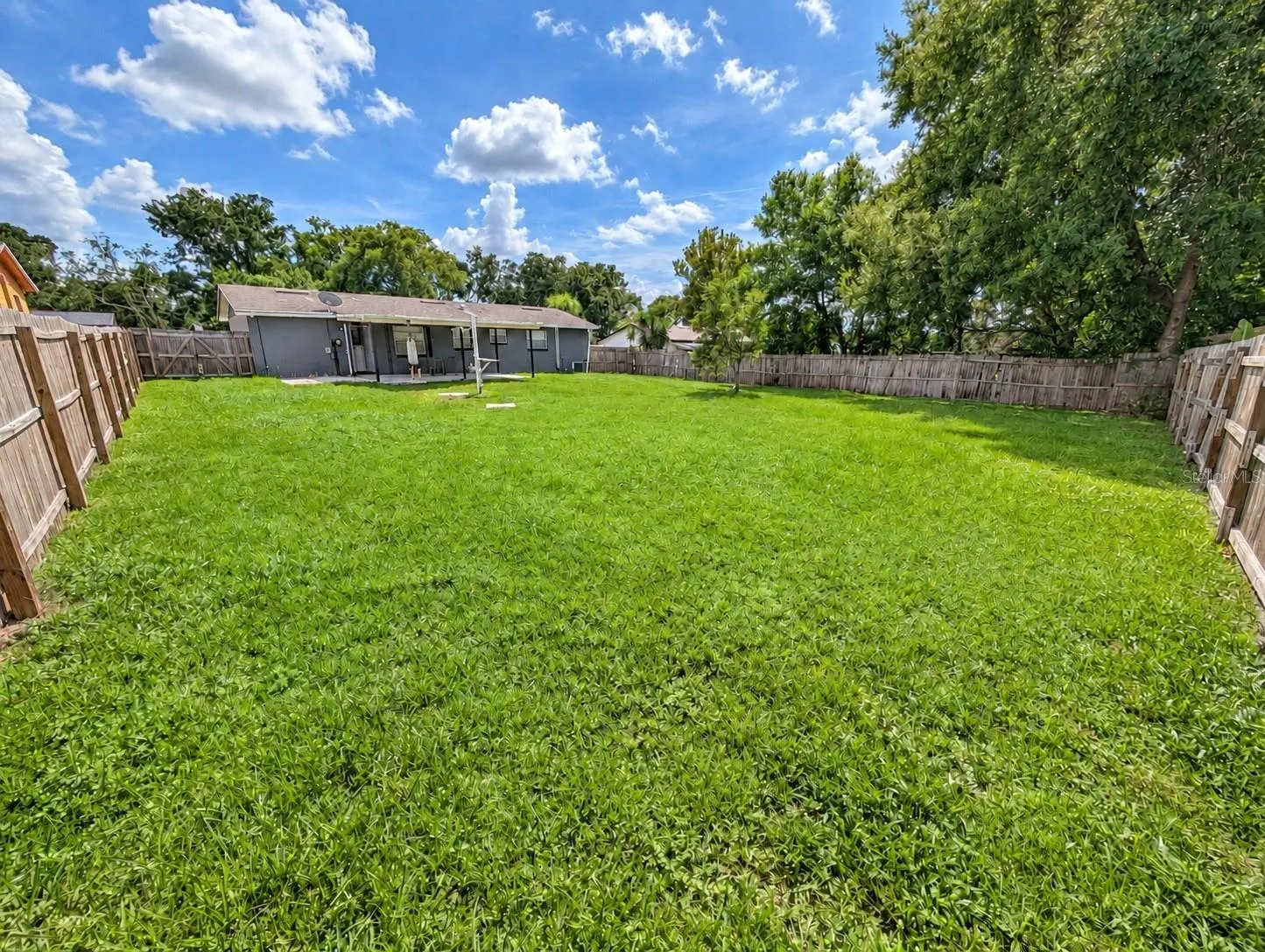 Fenced Backyard