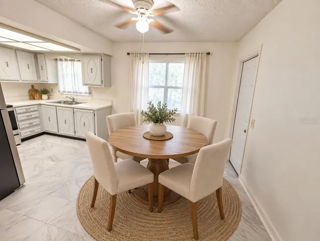 Virtually Staged Dinette