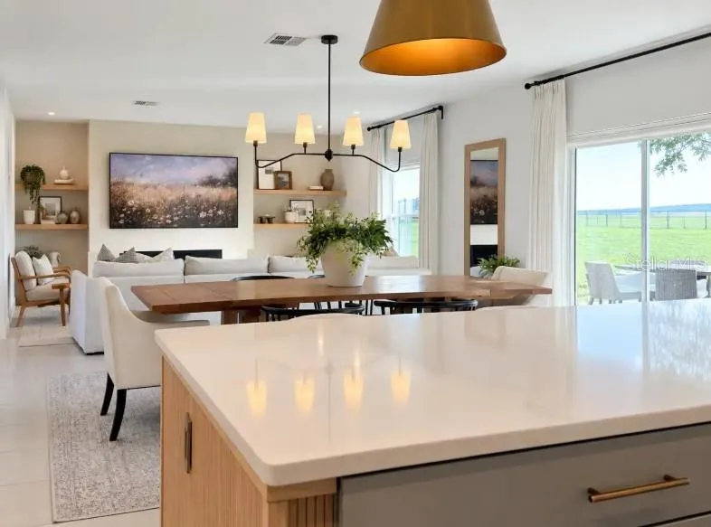 Open Concept-Kitchen view
