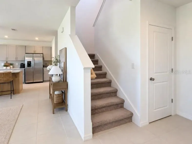 Staircase to the upstairs