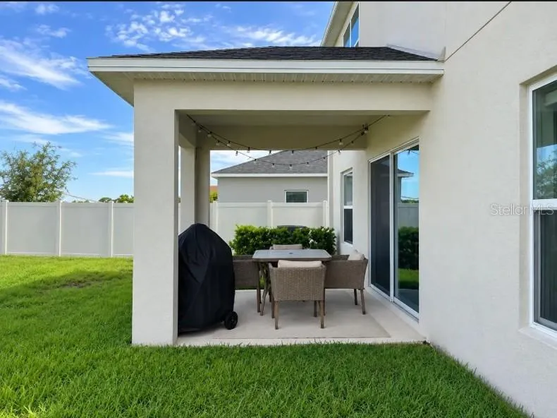 Decorated Covered Patio