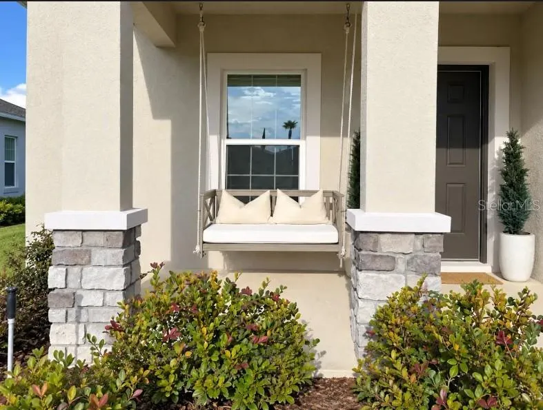 Decorated Front Porch