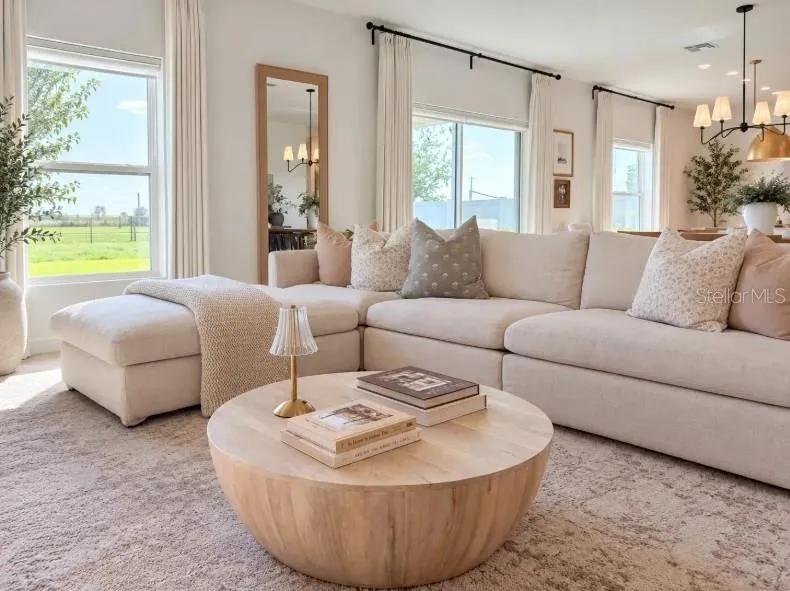 Decorated Family Room