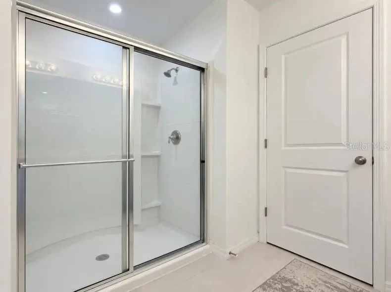 Walk-in shower-Primary Suite