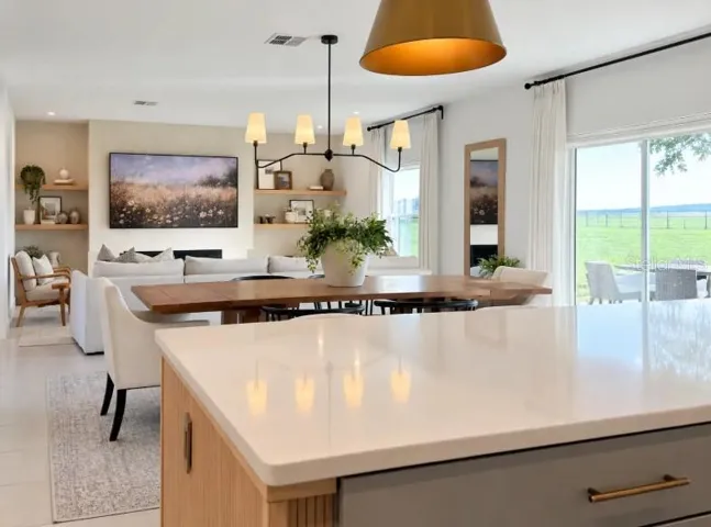 Open Concept-Kitchen view