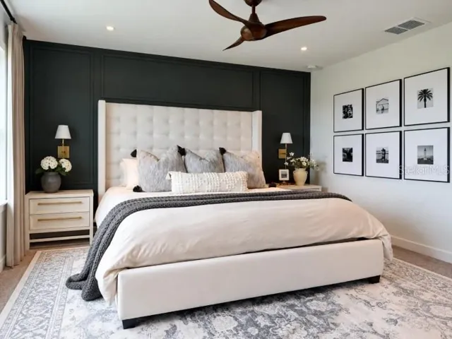 Decorated Primary Suite