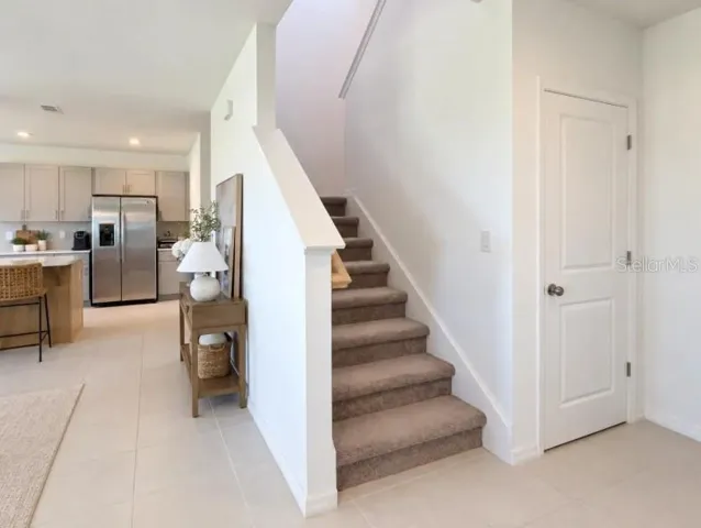 Staircase to the upstairs
