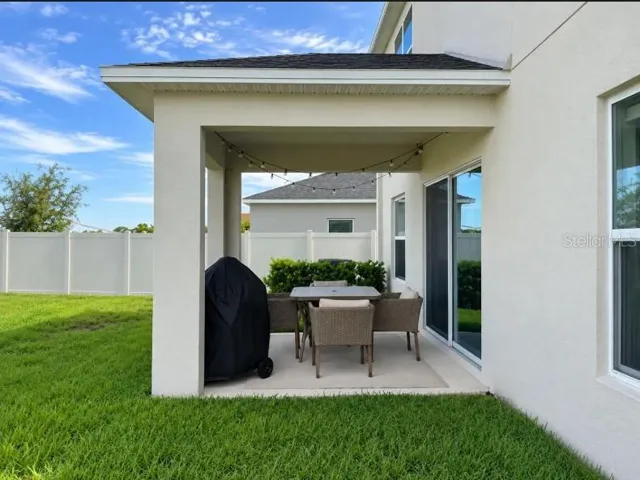 Decorated Covered Patio