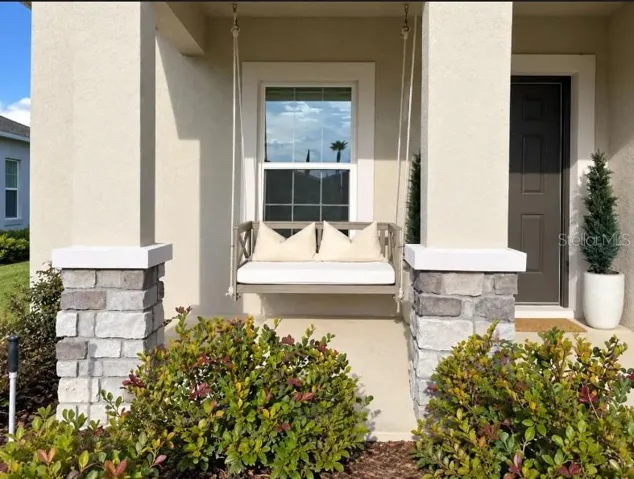 Decorated Front Porch