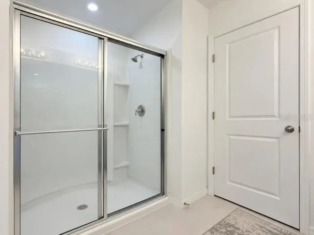 Walk-in shower-Primary Suite