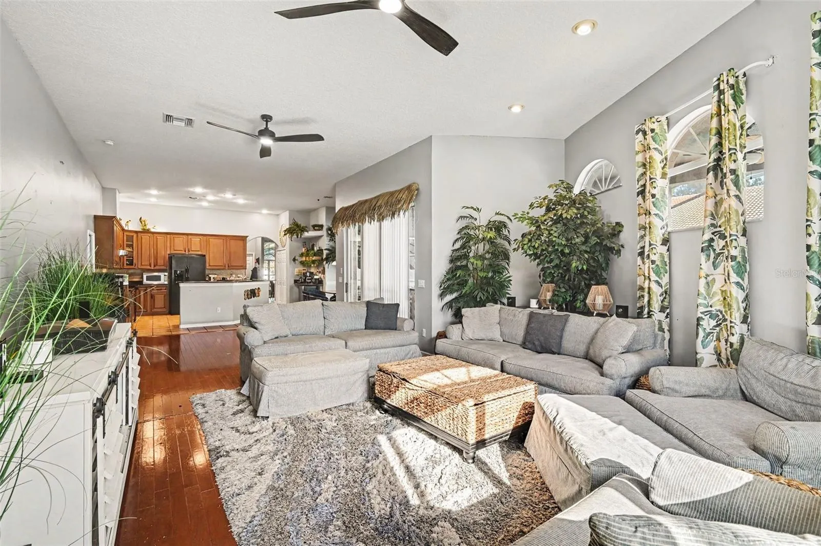 Family room off kitchen