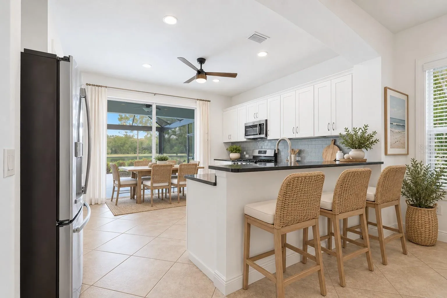 Kitchen- Virtually Staged