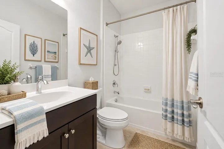 Bath Room #2- Virtually Staged