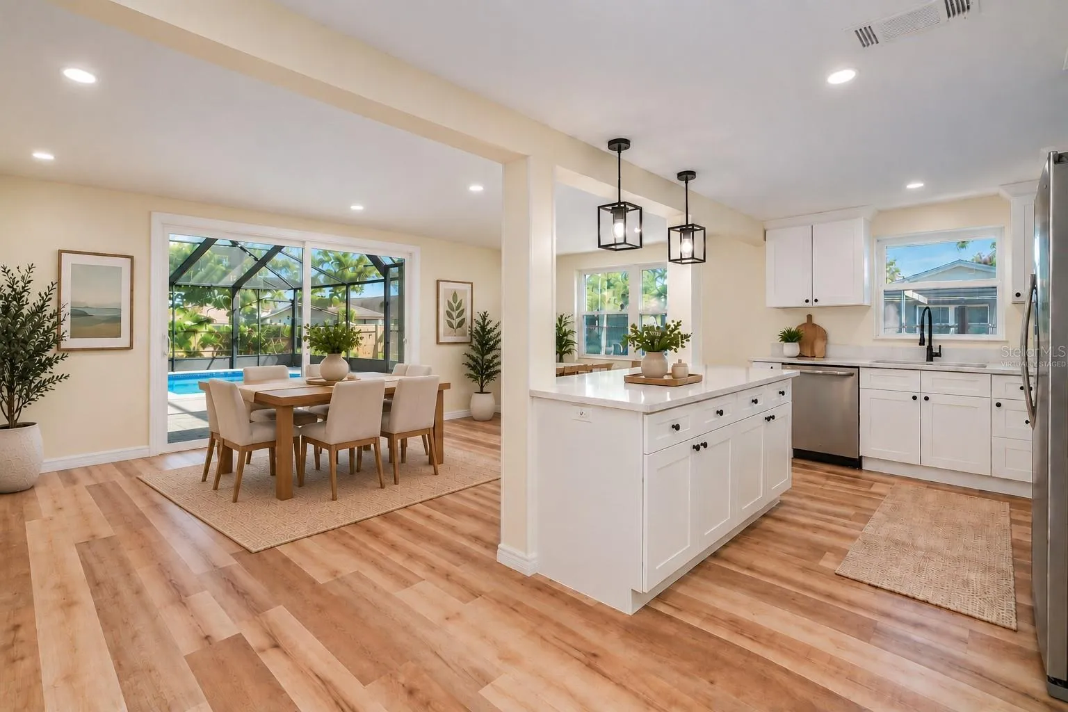 Kitchen Virtually Staged