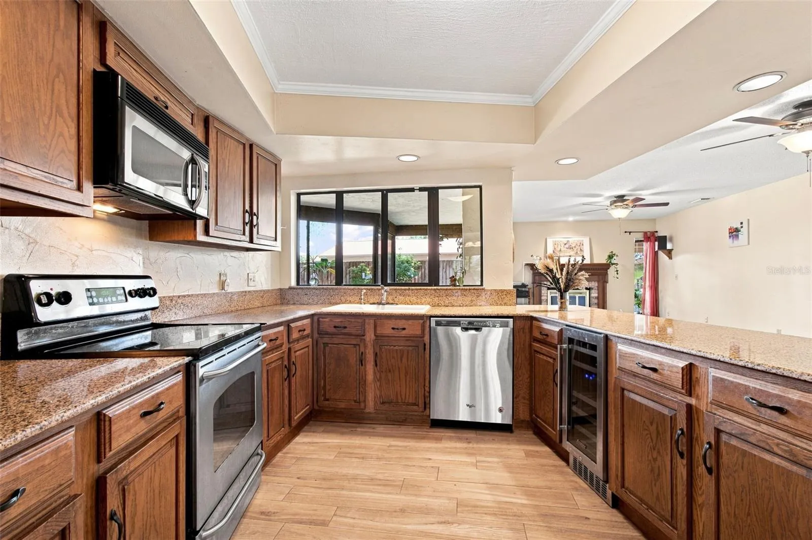 Kitchen and Living Room