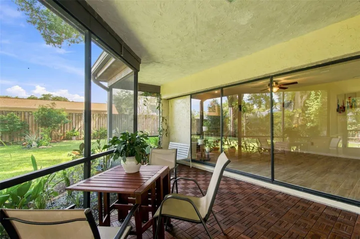 Back Porch and Living Room