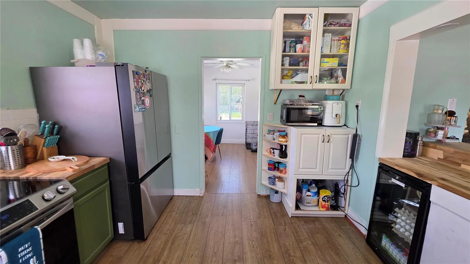 Kitchen adjacent to Dining/Flex Room, Laminate Flooring