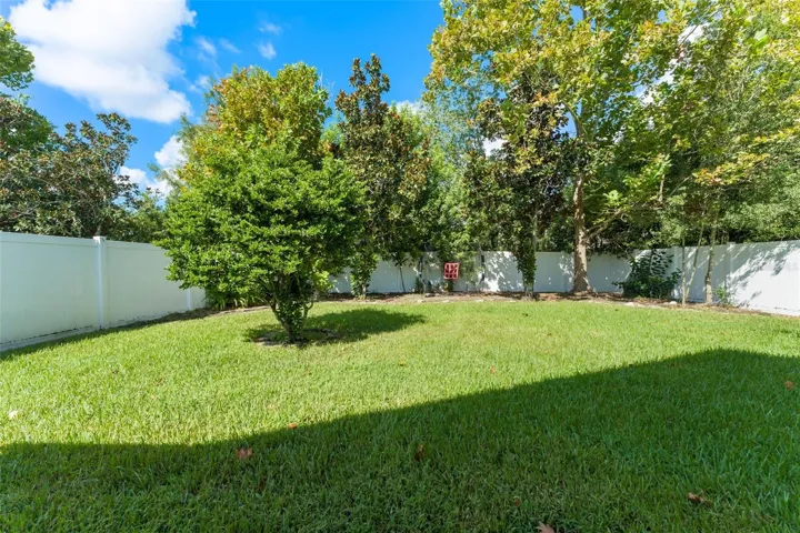 Privacy Fenced Backyard
