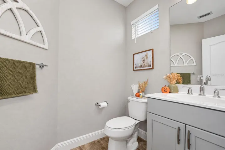 Half Bath on 1st Floor