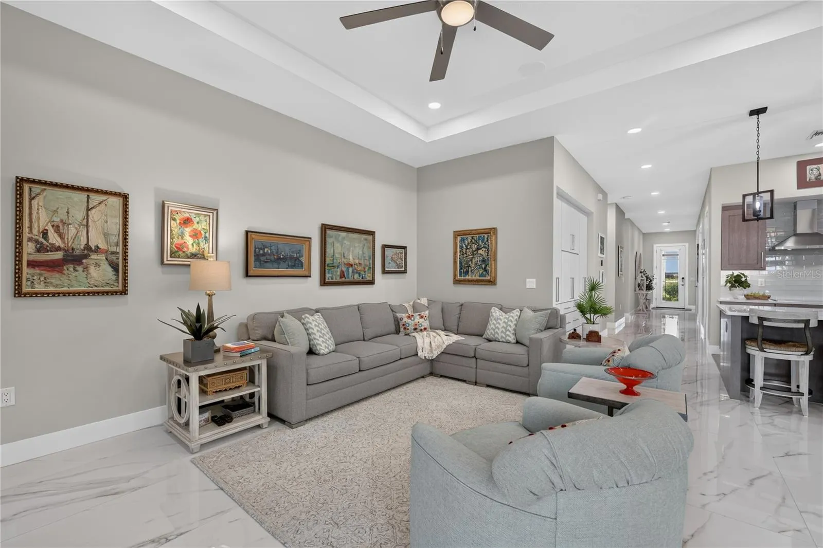Warm & Welcoming Living Area