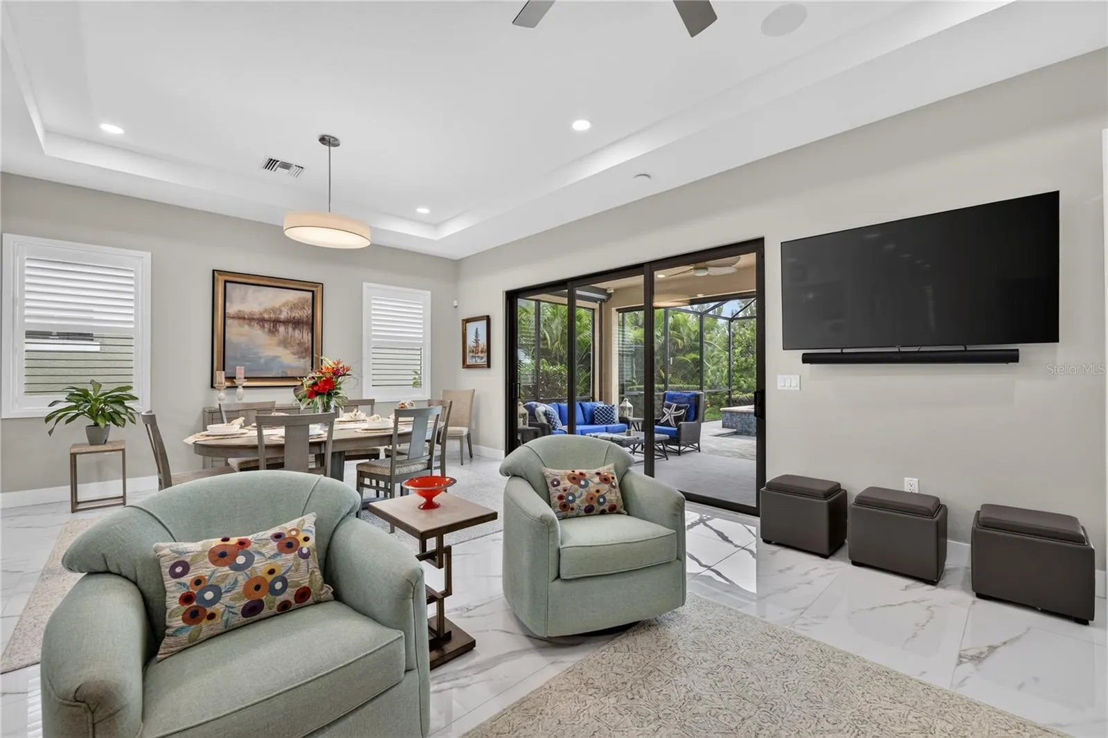 Warm & Welcoming Living Area