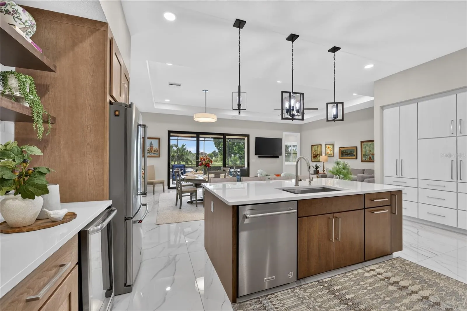 Modern Kitchen with Designer Finishes