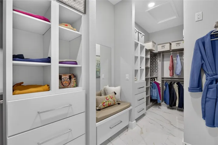 Custom Walk-in Primary Closet