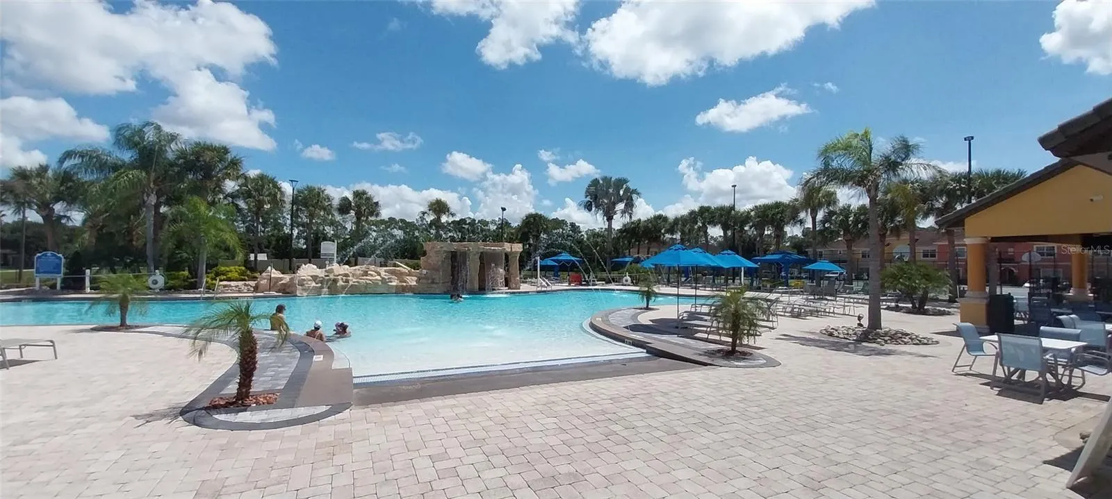 Clubhouse pool view