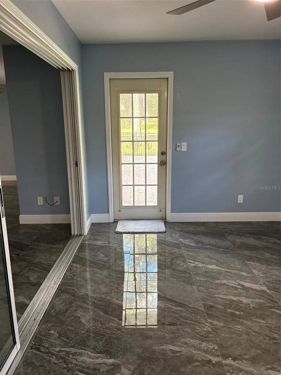 Florida room door to patio