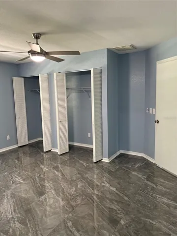 Primary bedroom closets