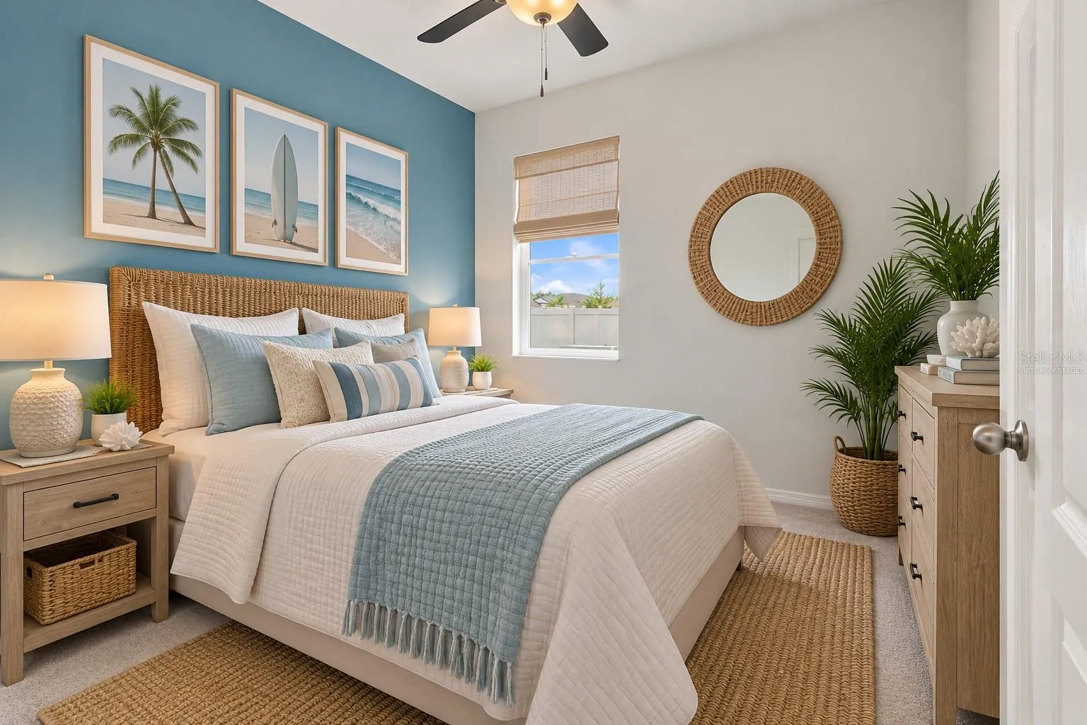 Bedroom 2 - Virtually Staged